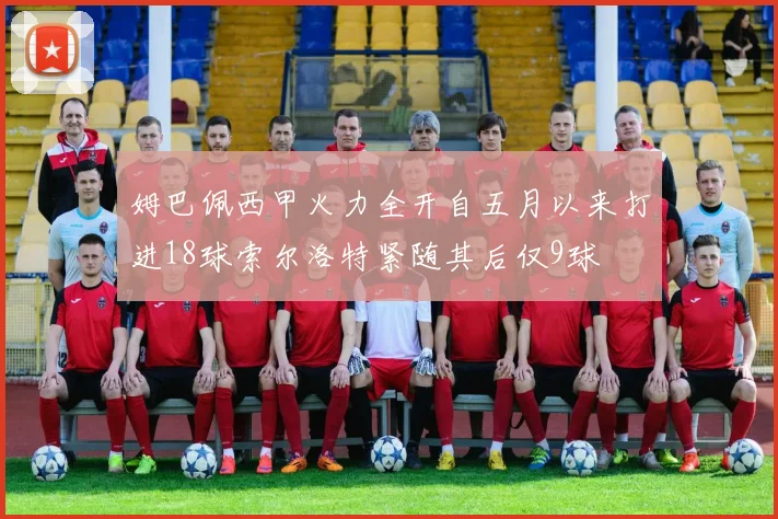 姆巴佩西甲火力全开自五月以来打进18球索尔洛特紧随其后仅9球